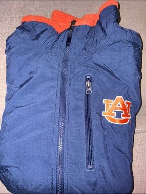 Men’s Navy & Orange Puffer Jacket
